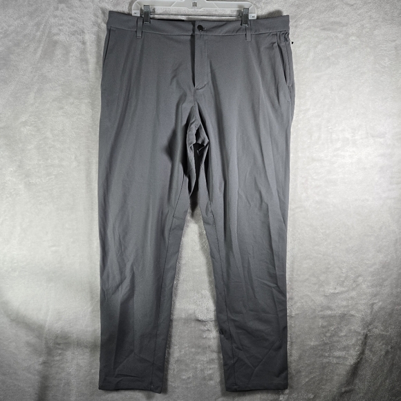 Lululemon ABC Trouser Pants Mens Size 40x34 Classic Fit Gray Warpstreme NWT